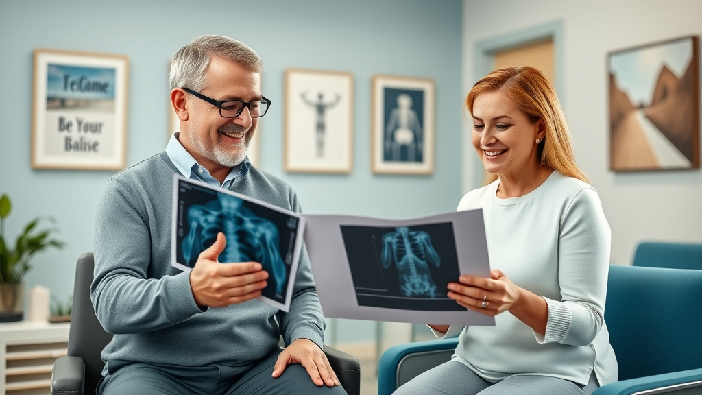 Patients review their personalized treatment plans with chiropractor for tailored care