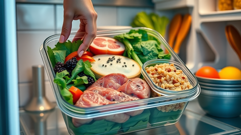 healthy eating habits, weight loss meal prep, lean proteins, whole grains, home kitchen
